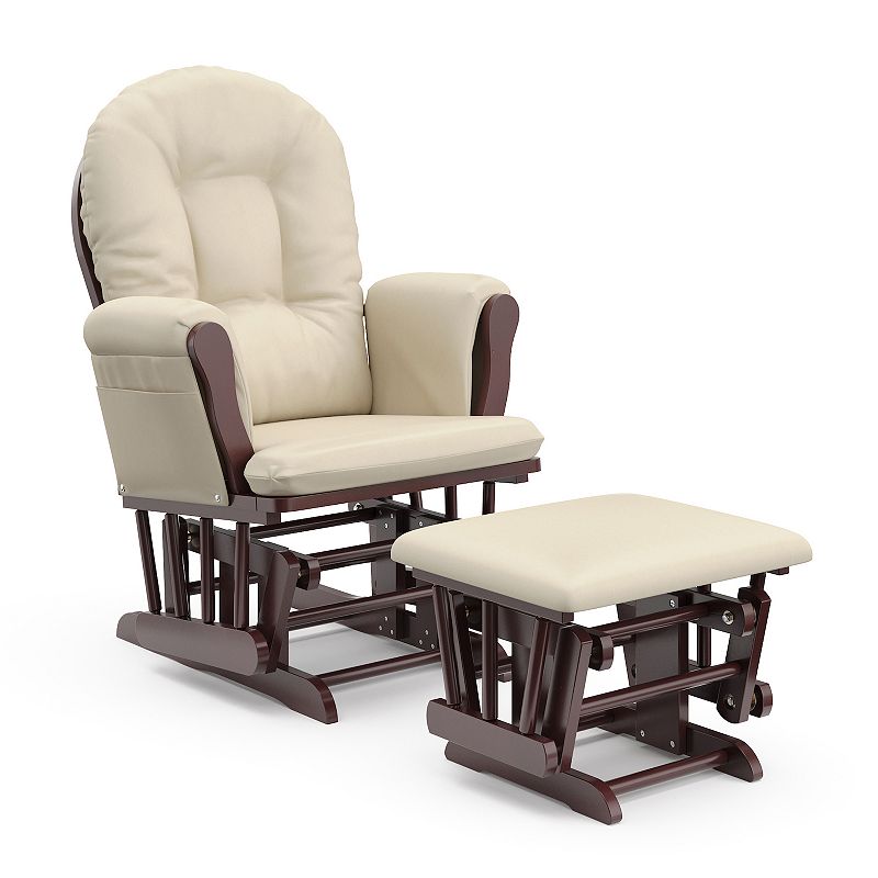 Stork Craft Hoop Glider Chair and Ottoman Set