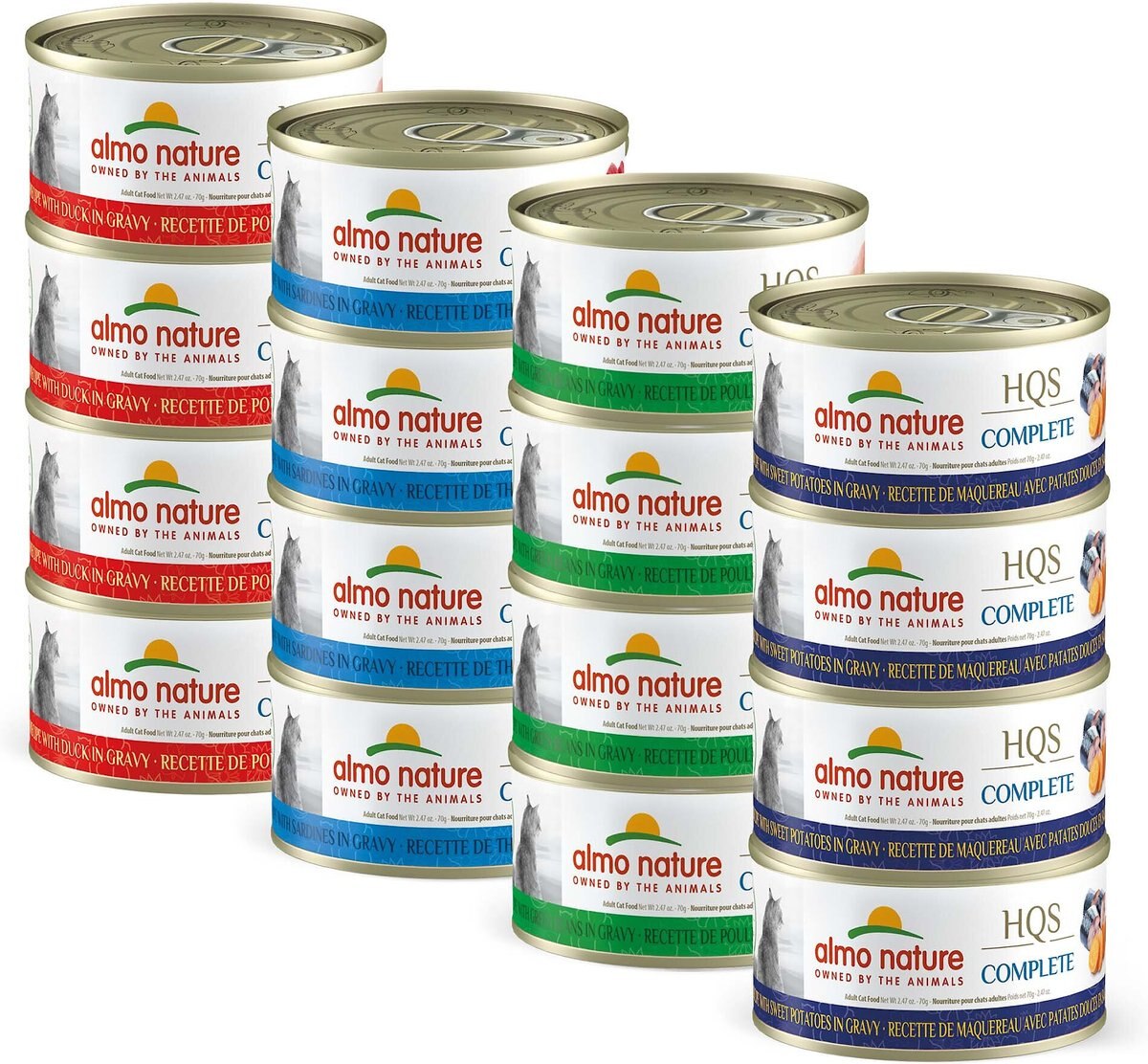 Almo Nature HQS Complete Variety Pack Canned Cat Food