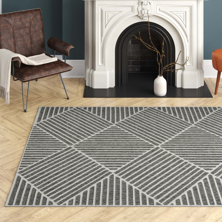 Mira Gray Indoor/Outdoor Rug