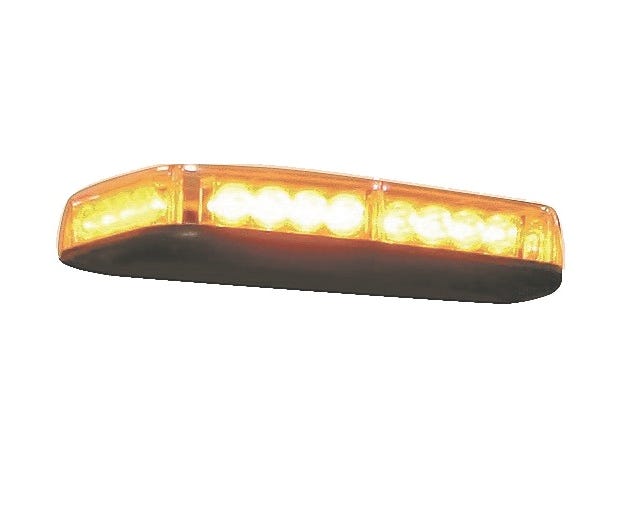 24 Clear Cover Amber LED Light Bar MLB24LED