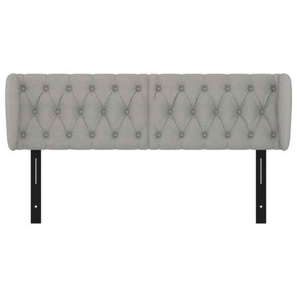 vidaXL Headboard with Ears Light Gray 40.6