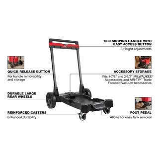 MW M18 Premium WetDry Shop Vacuum Cart 0933-20