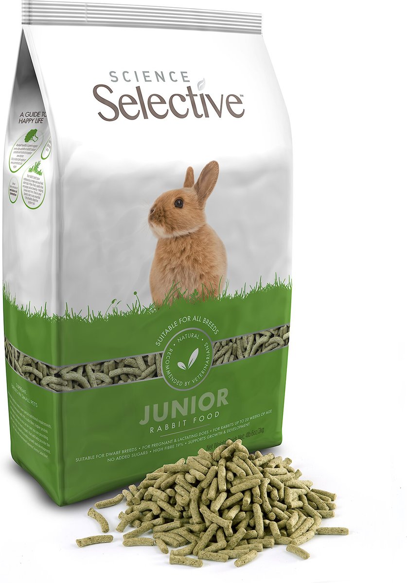 Science Selective Junior Rabbit Food， 4.4-lb bag