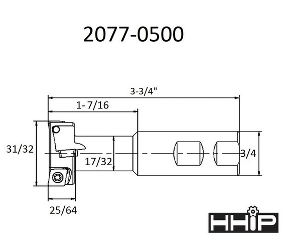 ABS Import Tools 1/2 X 31/32 X 25/64 X 3/4 INDEXAB...