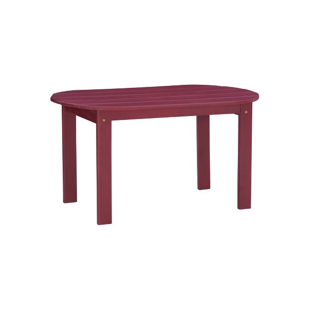 Adirondack Oval Coffee Table Linon