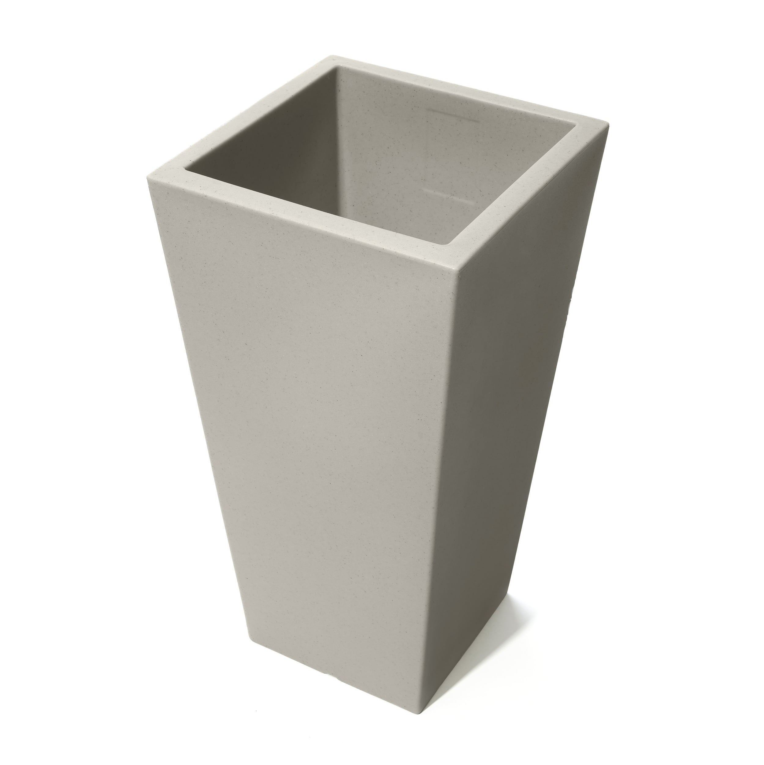 Step2 Tremont 28-inch Plastic Square Concrete Large Indoor/Outdoor Planter