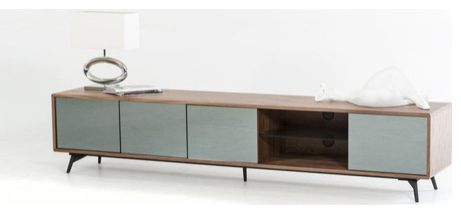 Mela Modern Walnut Tv Stand   Midcentury   Entertainment Centers And Tv Stands   by V.S.D Furniture  Houzz