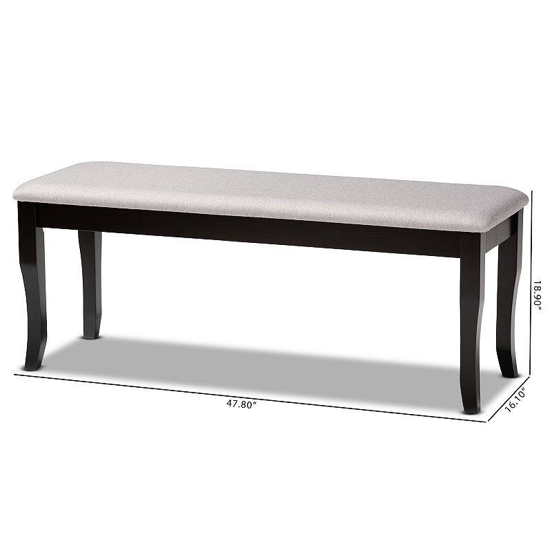 Baxton Studio Cornelie Dining Bench