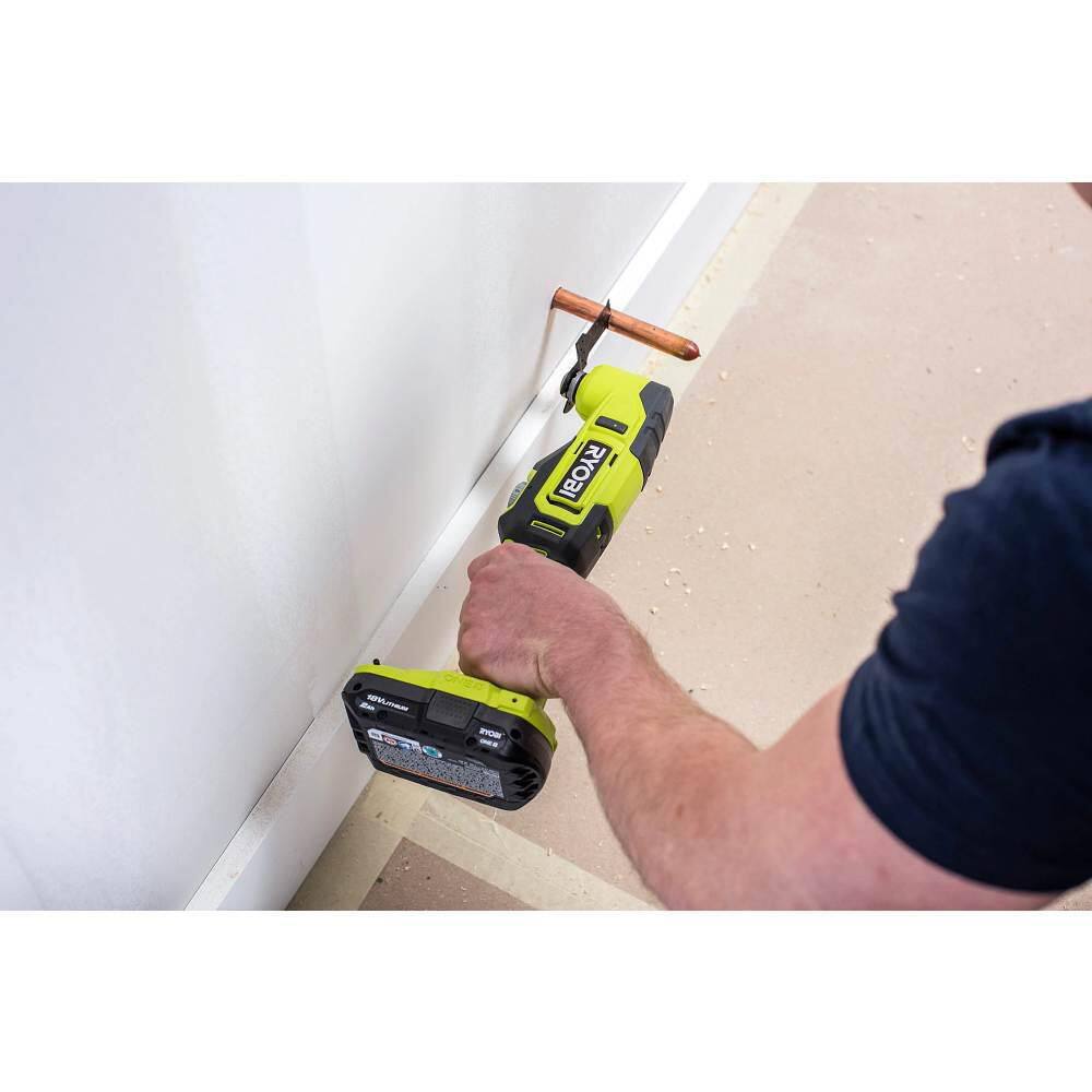 RYOBI ONE+ 18V 18-Gauge Cordless AirStrike Brad Nailer with Cordless Multi-Tool P321-PCL430B