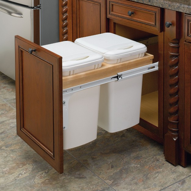 Rev a shelf Top Mount Pull out Kitchen Waste Trash Container Bin