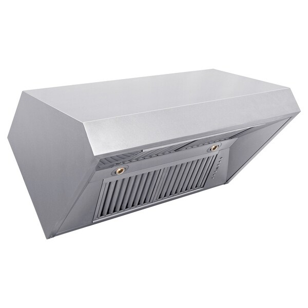 ZLINE Fingerprint Resistant Stainless Steel Convertible Vent Under Cabinet Range Hood