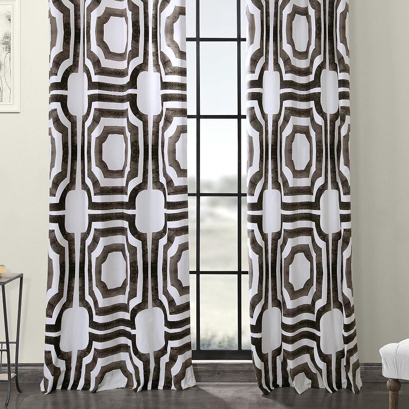 EFF Mecca Grommet Printed Cotton Window Curtain