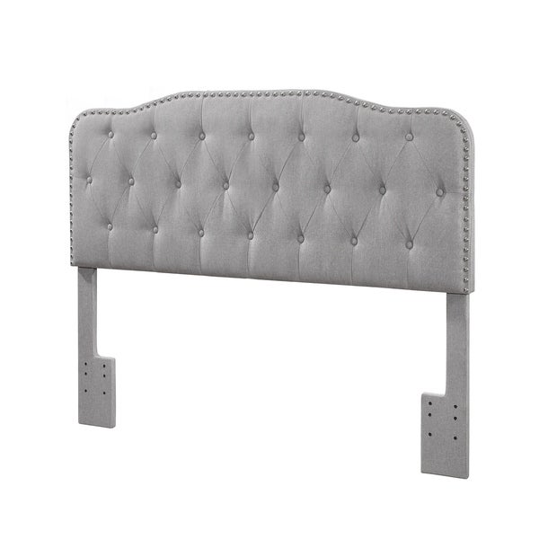 Best Quality Furniture Upholstered Queen/Full or Twin Button Tufted Headboard - - 17767730