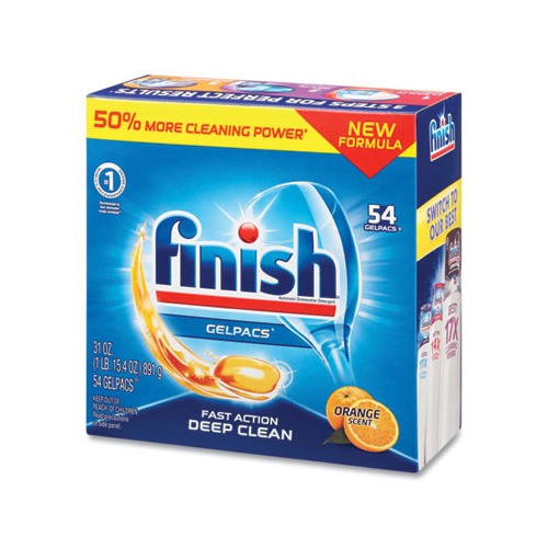 Finish Dish Detergent Gelpacs  RAC81181