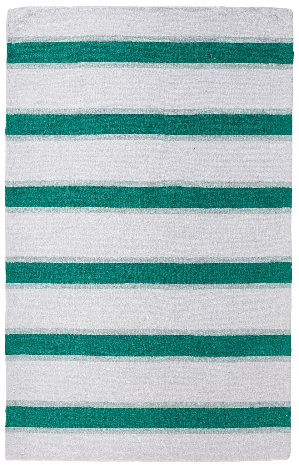 Thea Hand Tufted Green and White Rug by BD Fine