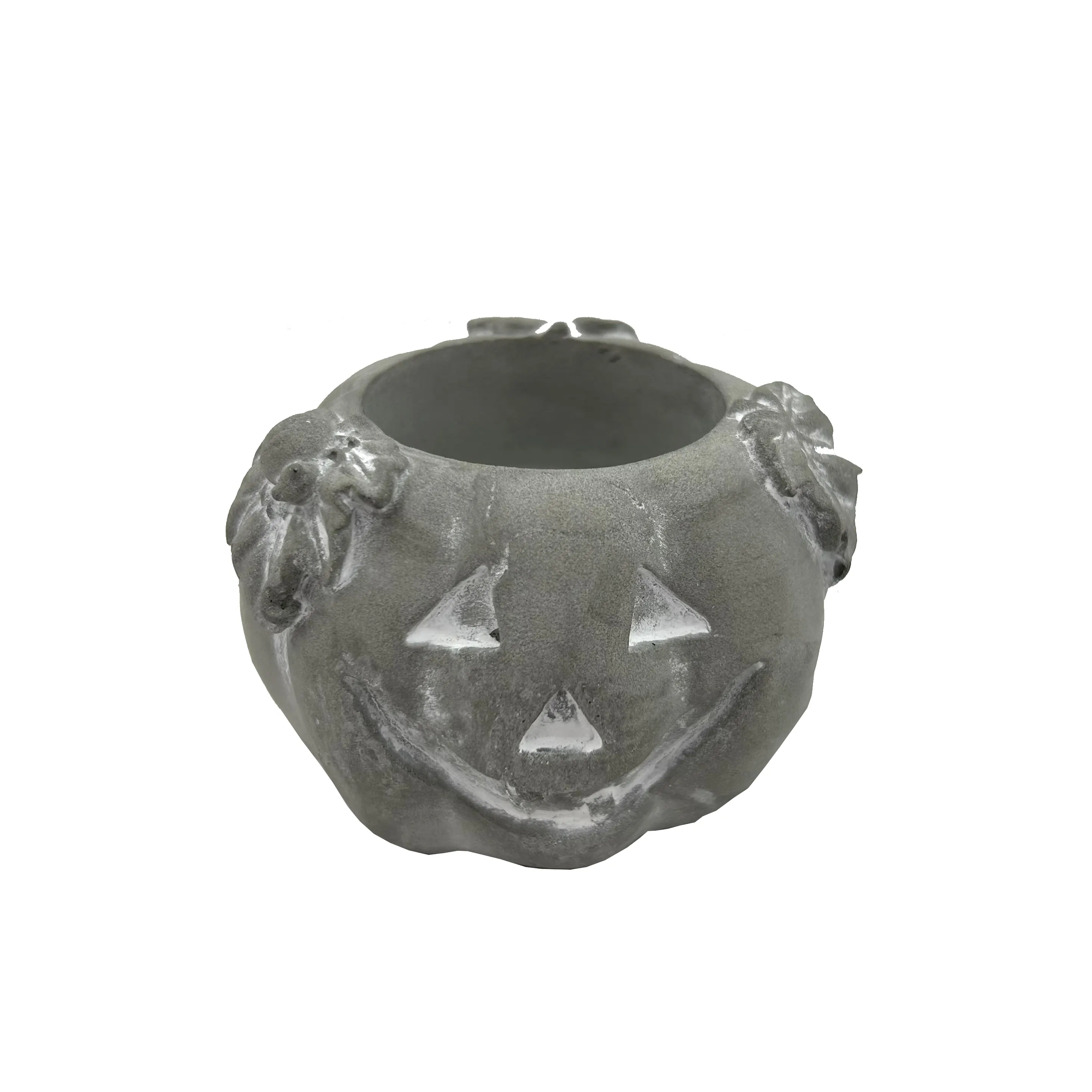 Garden Supplies Halloween Decor Cement Artificial Flowers Plant Pots for Garden Ornaments