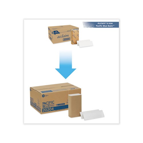 Georgia Pacific Blue Basic Folded Paper Towel  GPC20204