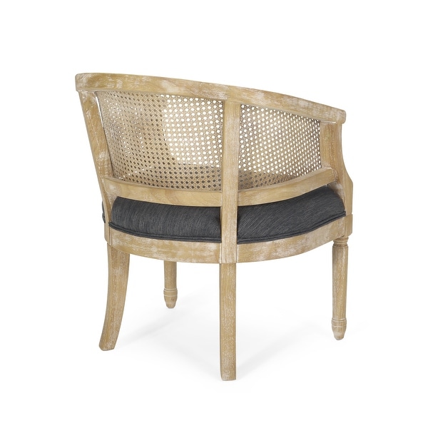 Steinaker Wood and Cane Accent Chair by Christopher Knight Home