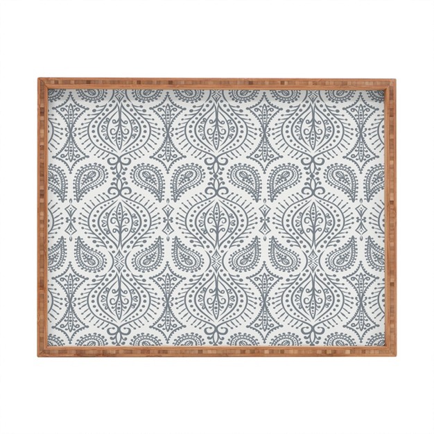 Heather Dutton Marrakech Washed Stone Rectangle Bamboo Tray Deny Designs