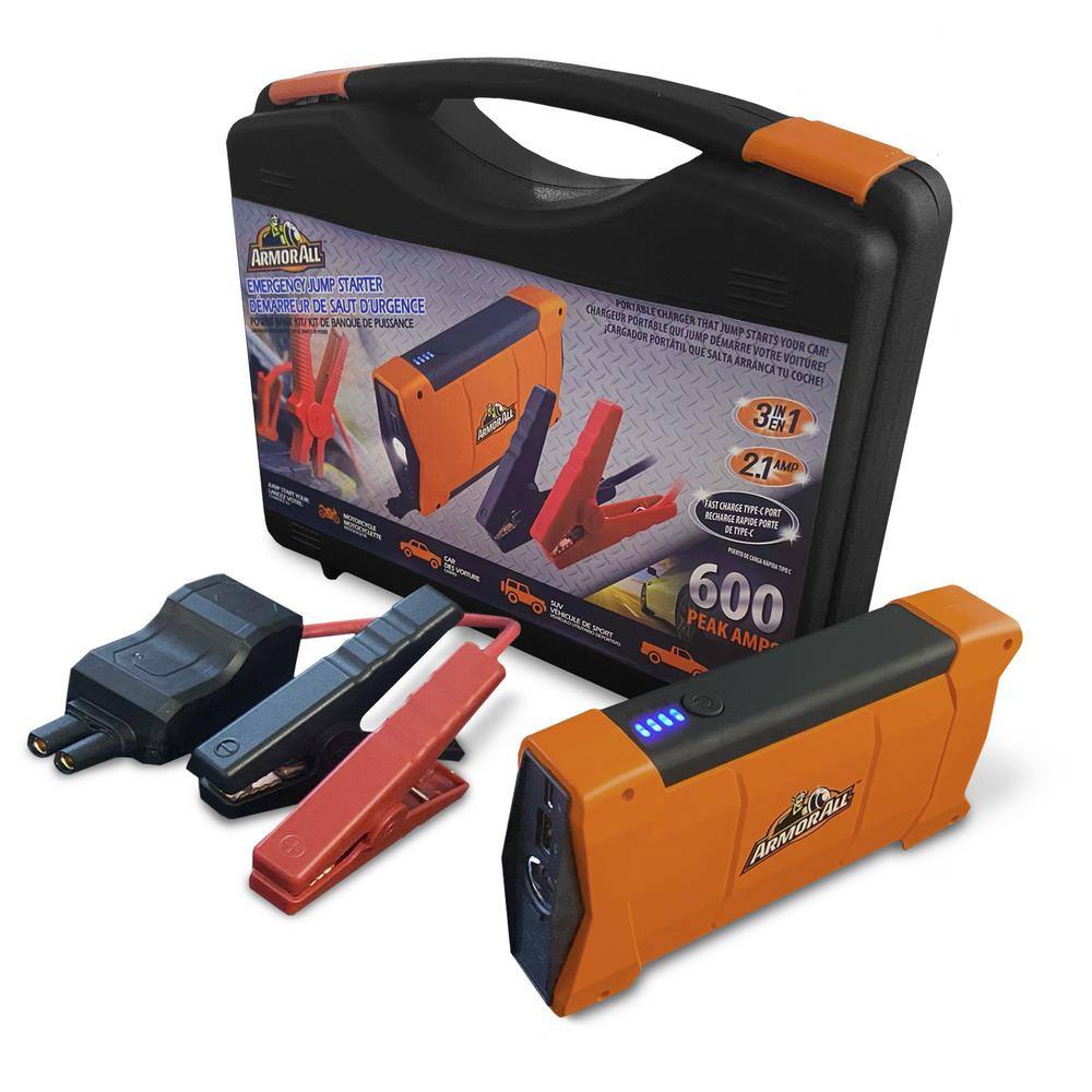 Armor All Jump Start Kit with Battery Bank AJS8-1002 -ORG