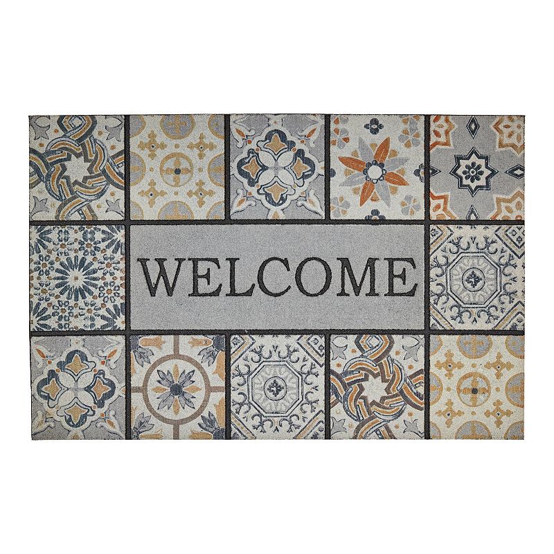 Mohawk® Home Doorscapes Welcome Patina Tiles Doormat - 23 x 35