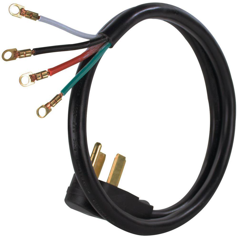 CERTIFIED APPLIANCE ACCESSORIES 4 ft. 84 4-Wire Eyelet 50 Amp Range Cord 90-2080