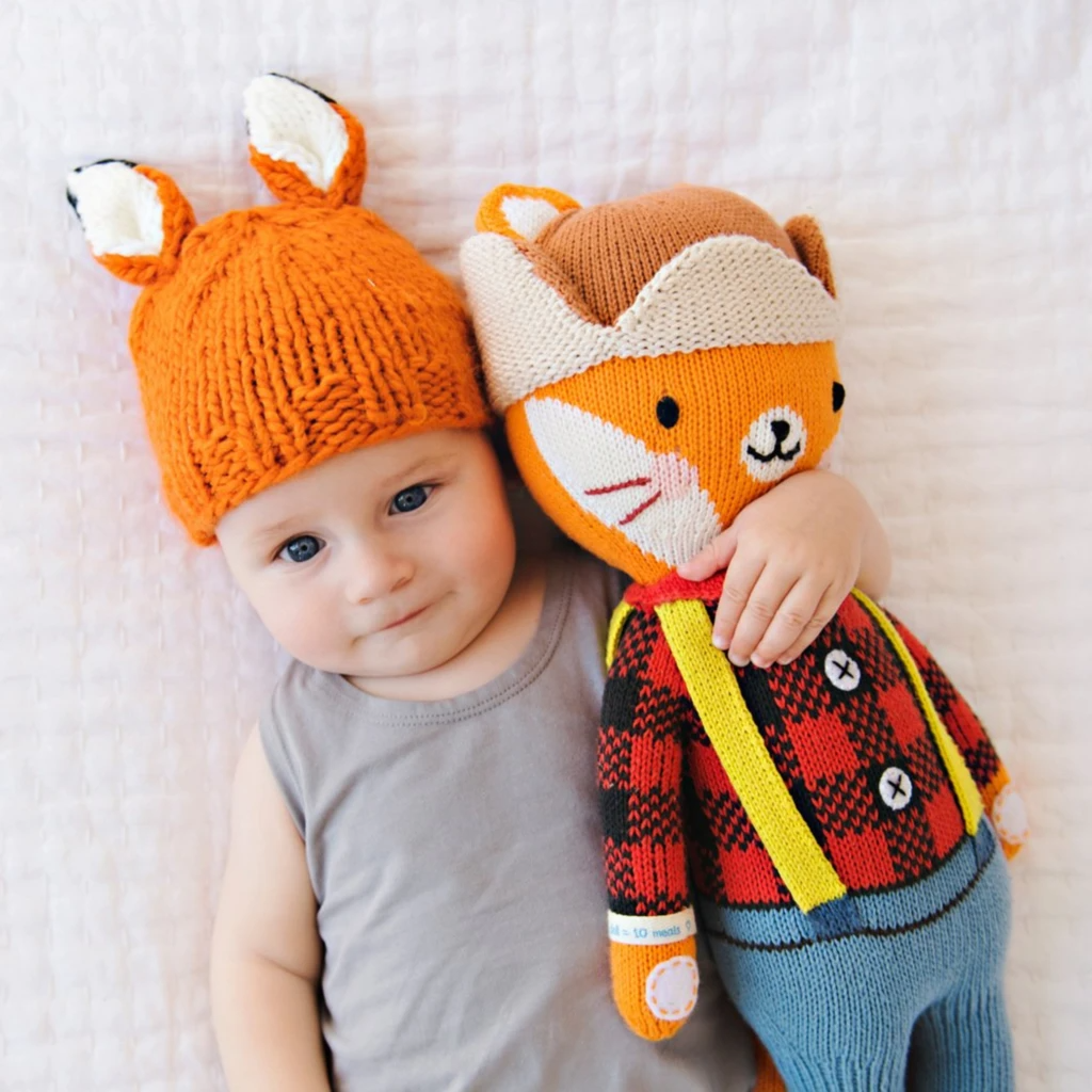 Rusty Fox Knit Hat by The Blueberry Hill