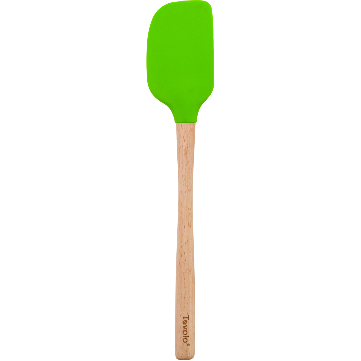 Tovolo Flex-Core Spring Green Silicone/Wood Spatula