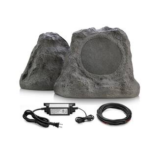 SOUND PRO SoundPro by NAXA Dual Bluetooth Outdoor Rock Landscape Speakers SPS-2000-GS