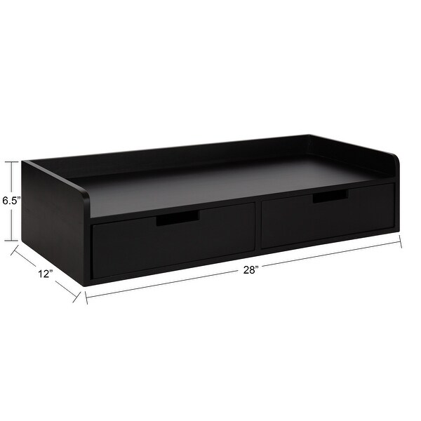 Kate and Laurel Kitt Floating Shelf Console Table