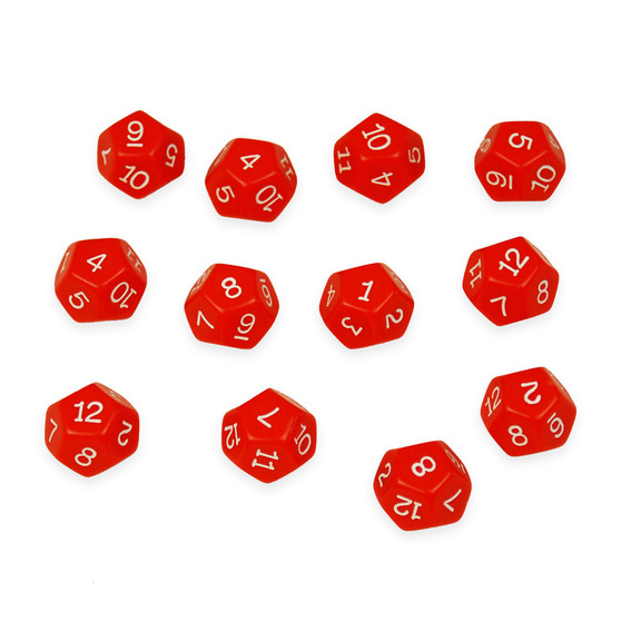 Learning Advantage CTU7341 12 Sided Polyhedra Dice...