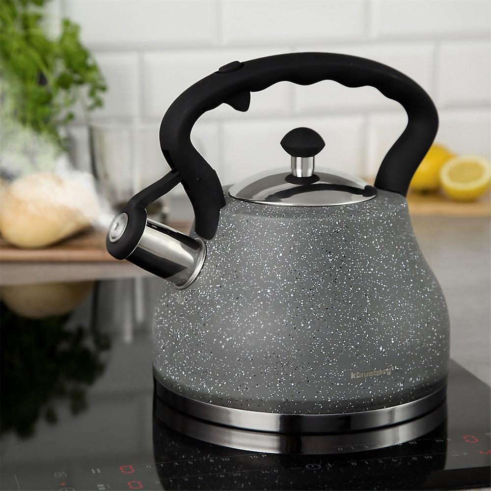 Klausberg stainless steel kettle 2.7l thick bottom KB7449