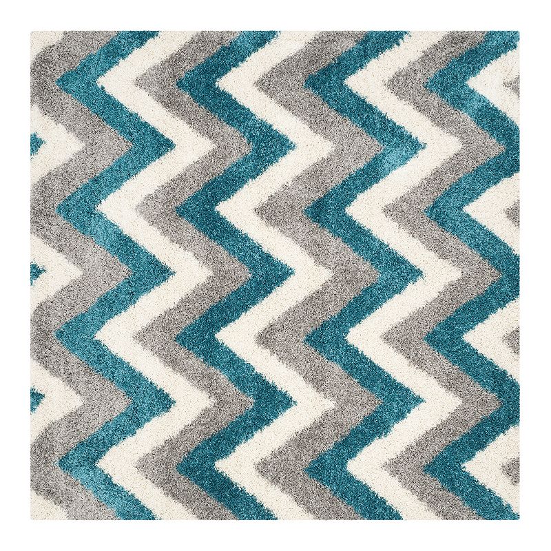 Safavieh Kids Jagged Edge Chevron Shag Rug