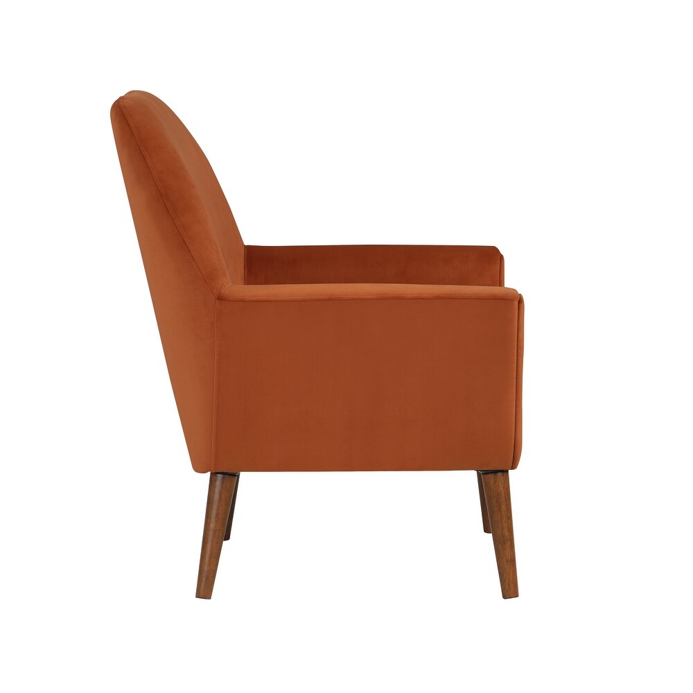 Adrian Mid Century Velvet Arm Chair by Greyson Living