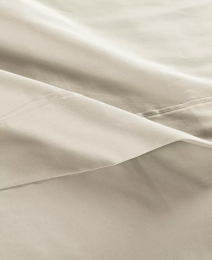 Anne Klein Reverie Cotton Under 200-Thread Count 4 Piece Full Solid Sheet Set