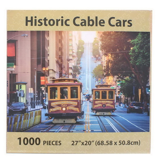 JPW JPW 80803 HIS C Historic Cable Cars 1000 Piece...