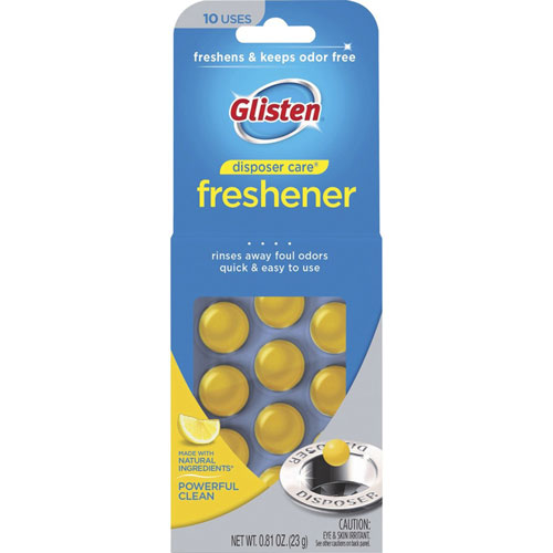 Glisten Disposer Care Freshener - Tablet - 0.81 oz - 10