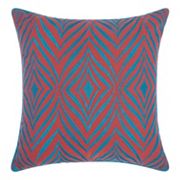 Mina Victory Wild Chevron Indoor / Outdoor Throw Pillow