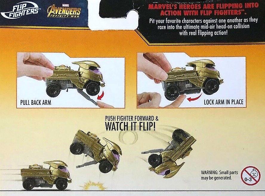 Hot Wheels Marvel Flip Fighters Thanos Avengers Crash Car 11cm