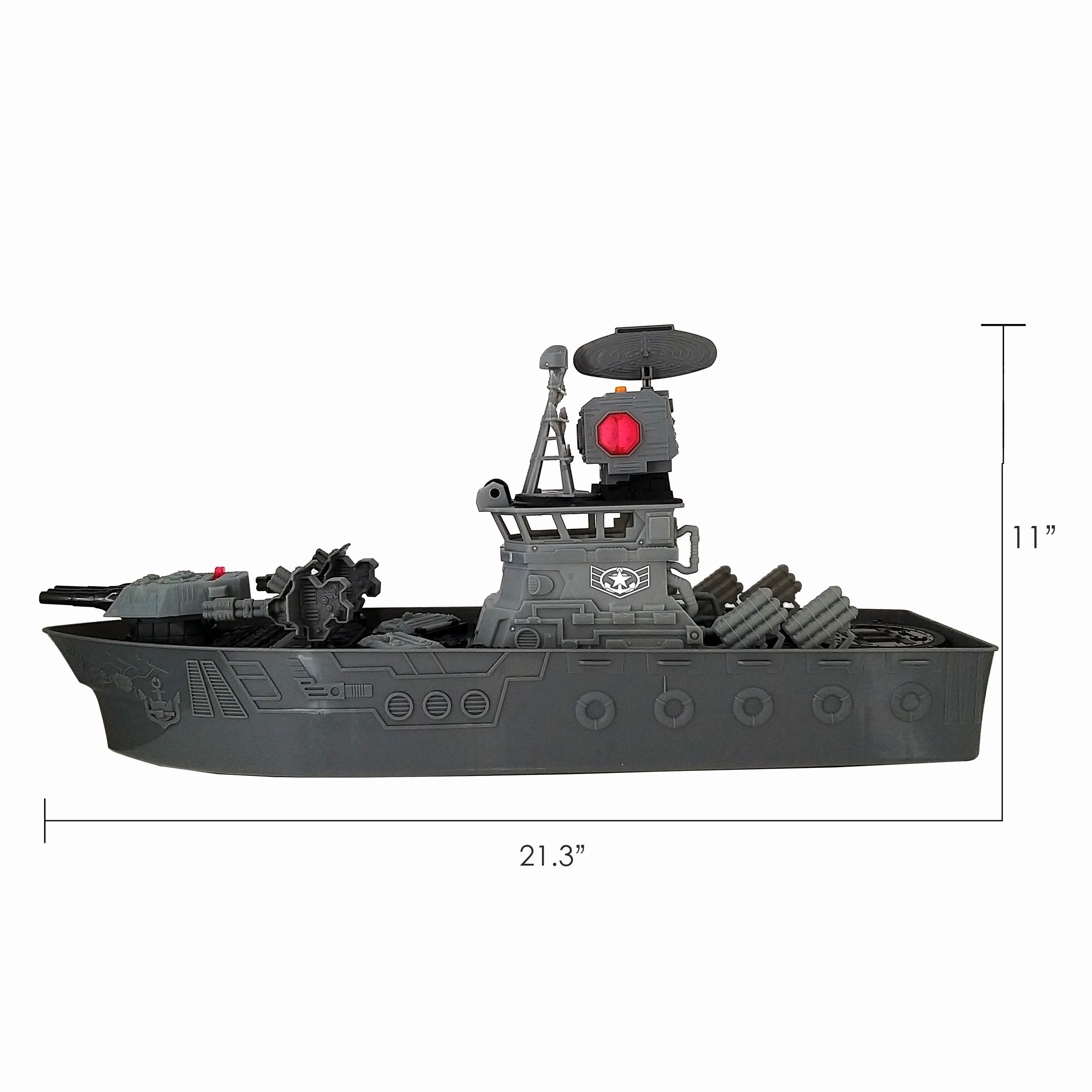 Kid Connection Battle Ship Play Set， 39 Pieces