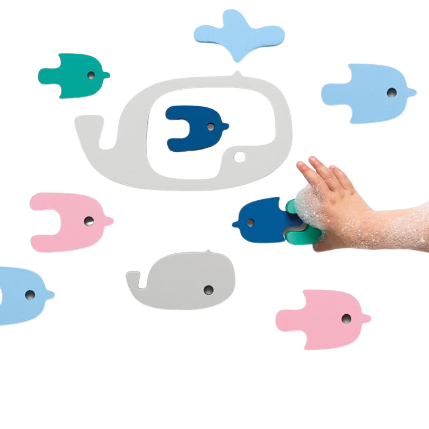 Bath Puzzle - Whale by Quut Toys