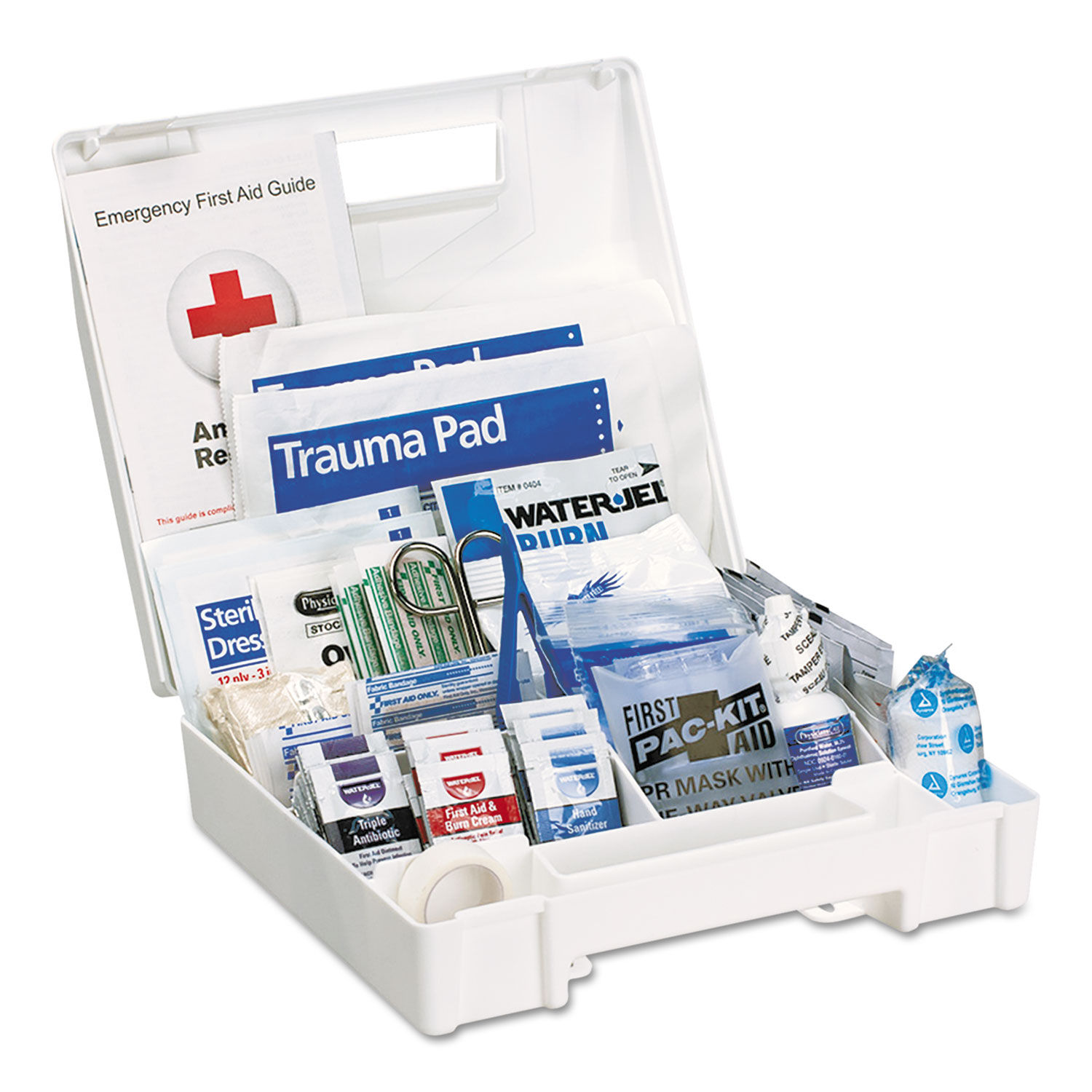 ANSI 2015 Compliant Class A+ Type I and II First Aid Kit for 25 People by First Aid Onlyandtrade; FAO90589