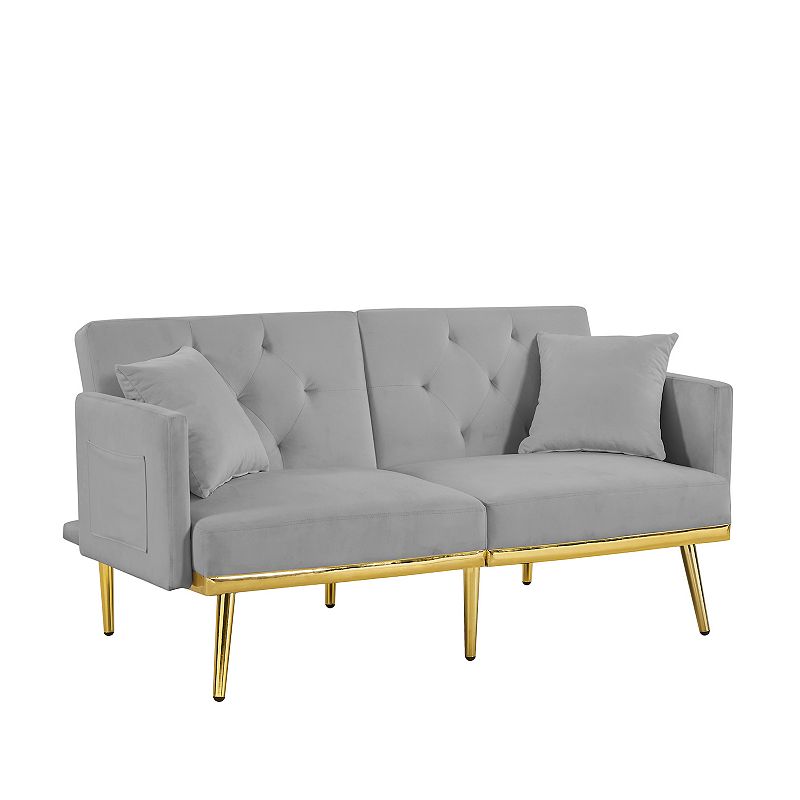 F.c Design Velvet Sofa Bed - Stylish And Functional Furniture