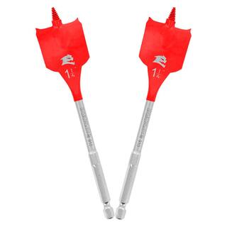 DIABLO 1-14 in. x 6 in. SPEEDemon High Speed Steel Spade Drill Bit (2-Pack) DSP2150-P2