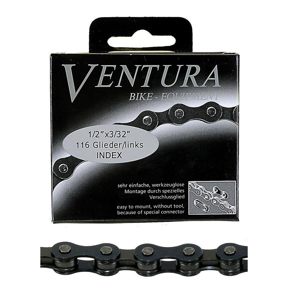 Ventura KMC 116 Link Bicycle Chain for 15-21 Speeds 302165