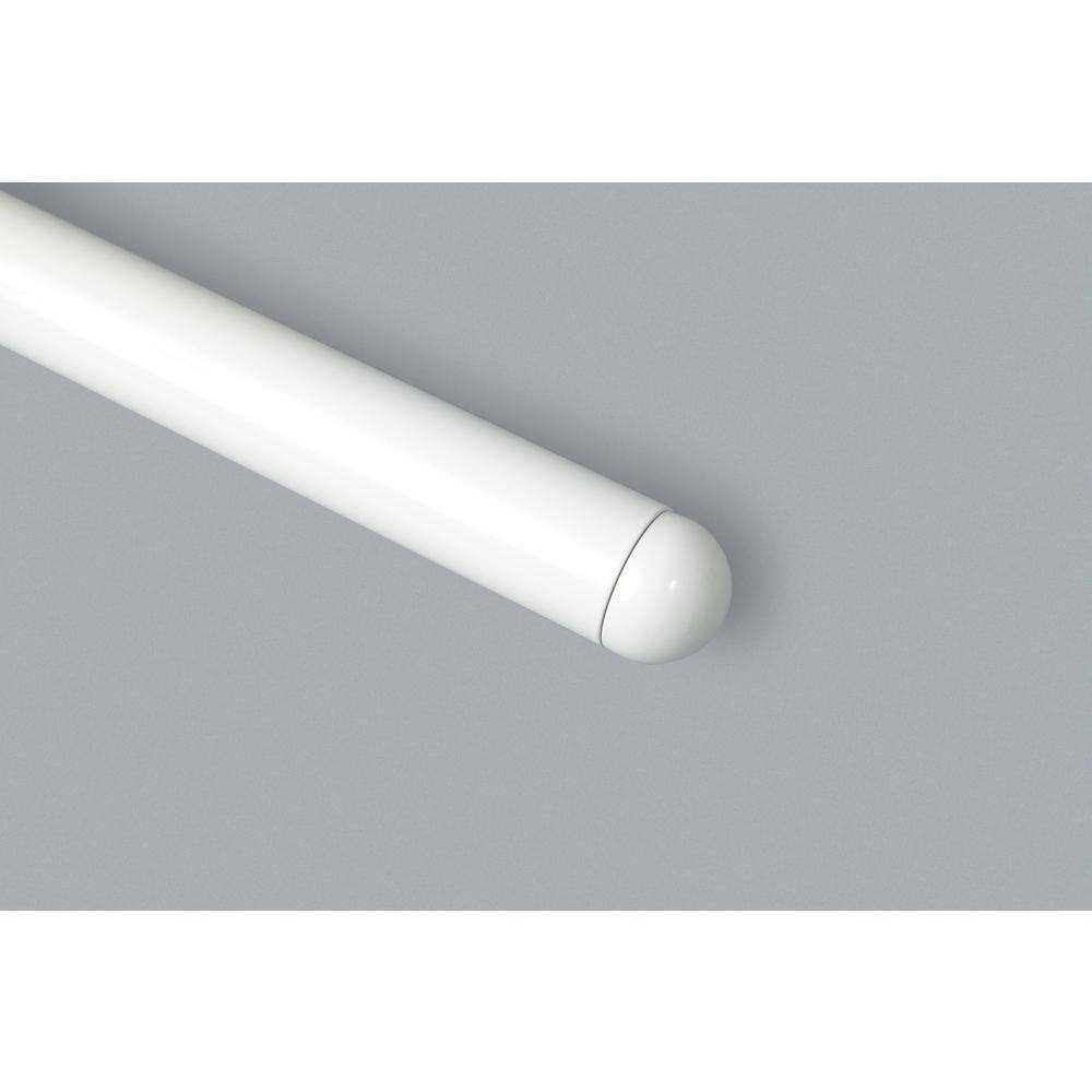 Dolle Prova White Aluminum 79 in. Long Handrail Kit 86343