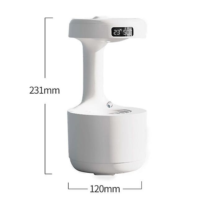 Water Drop Counterflow Anti-gravity Humidifier Usb Household Fun Desktop Humidifier White