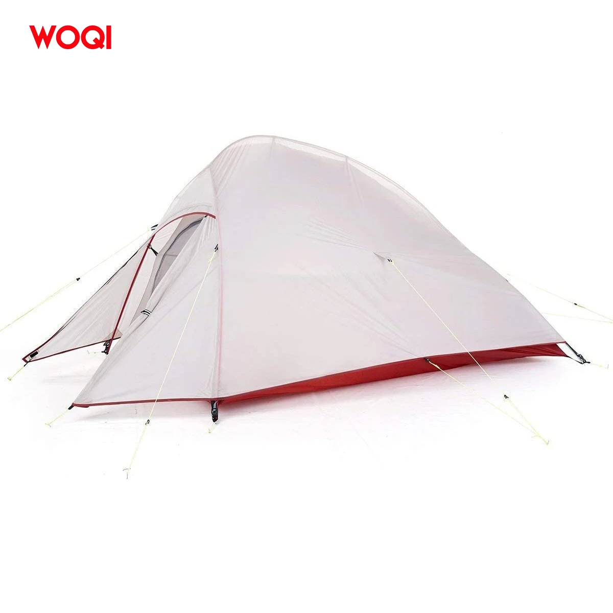 WOQI 2 person lightweight backpack tent and footprint   independent dome camping hiking waterproof backpack tent