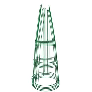 Gardener's Blue Ribbon 42 in. Heavy-Duty Green Tomato Cage (5-Pack) 901594GR-5