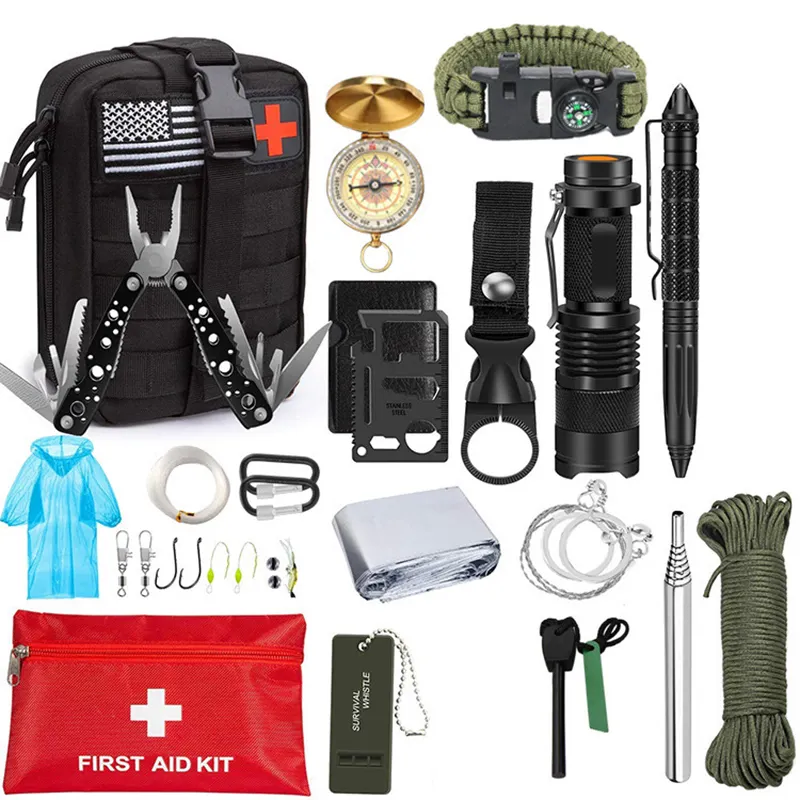 Wholesale Survival Kit Outdoor Survival Kit Tactical Backpack Emergency Kit Other Camping   Hiking s Other Camping